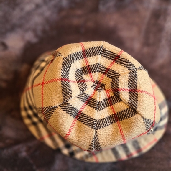 Burberry Nova check bucket safari reversible hat cap - Picture 6 of 8